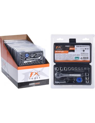 SET 16 PIESE CHEIE+TUBULARE - Tik.ro