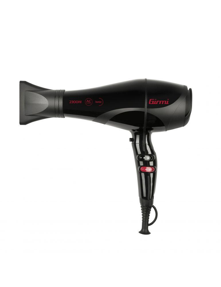 Uscator de par profesional Girmi PH61, 2300W, 2 viteze, 3 trepte, negru