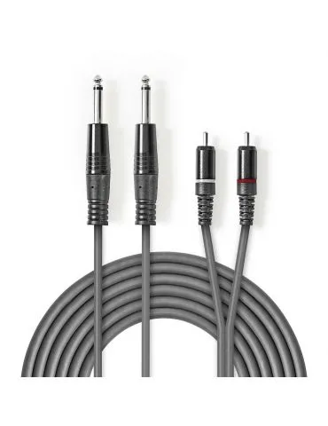 Cablu audio stereo 2x 6.35... - Tik.ro