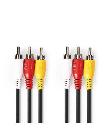 Cablu audio-video 3x RCA... - Tik.ro