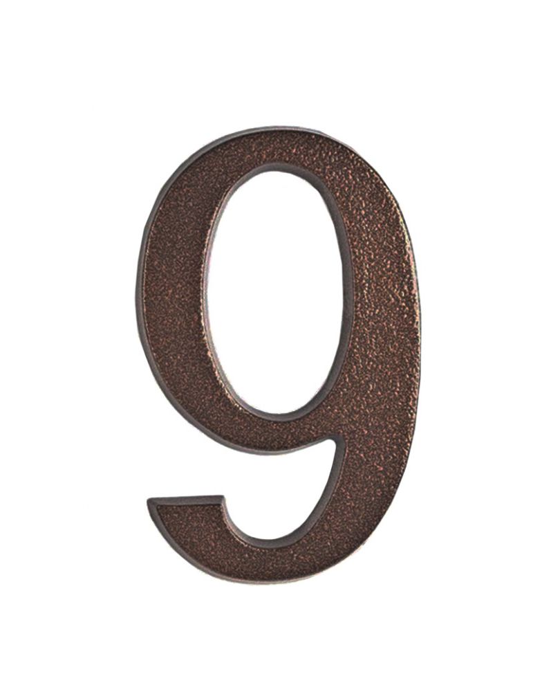 SEMN CIFRA CU SURUB FIXARE - 200MM / BRONZ-ANTIC / 3