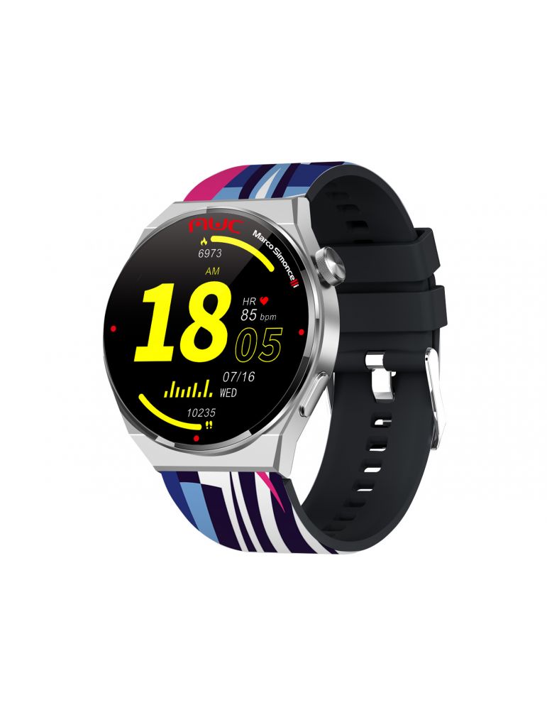 Smart Watch Trevi T-FIT 300 CALL MWC, puls, tensiune, SpO2, apelare prin Bluetooth, IP67, 2 curele