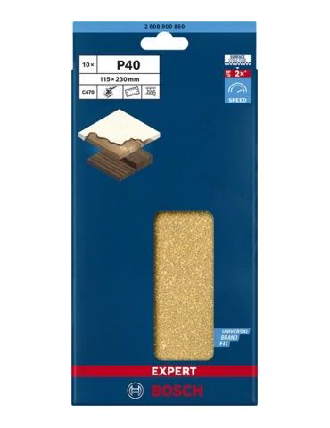 Bosch 2 608 900 860 consumabile șlefuire mașini șlefuit și găurit Lemn Foaie abrazivă