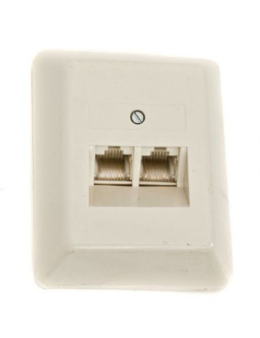PRIZA ISDN DUBLA 8P4C - Tik.ro