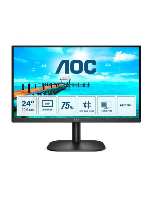AOC B2 24B2XHM2 monitoare LCD 60,5 cm (23.8") 1920 x 1080 Pixel Full HD Negru Aoc - 1