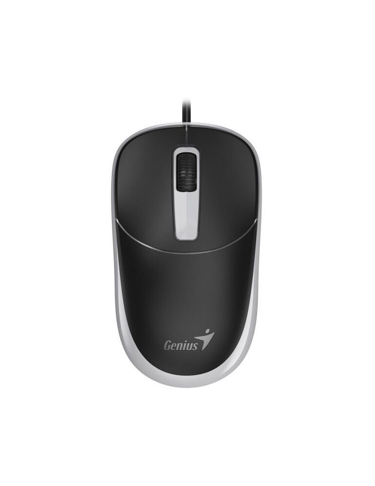 Mice & Trackballs MOUSE Genius "DX-123”, PC sau NB, cu fir, USB-C, optic, butoane/scroll 3/1, gri, "31010033407"