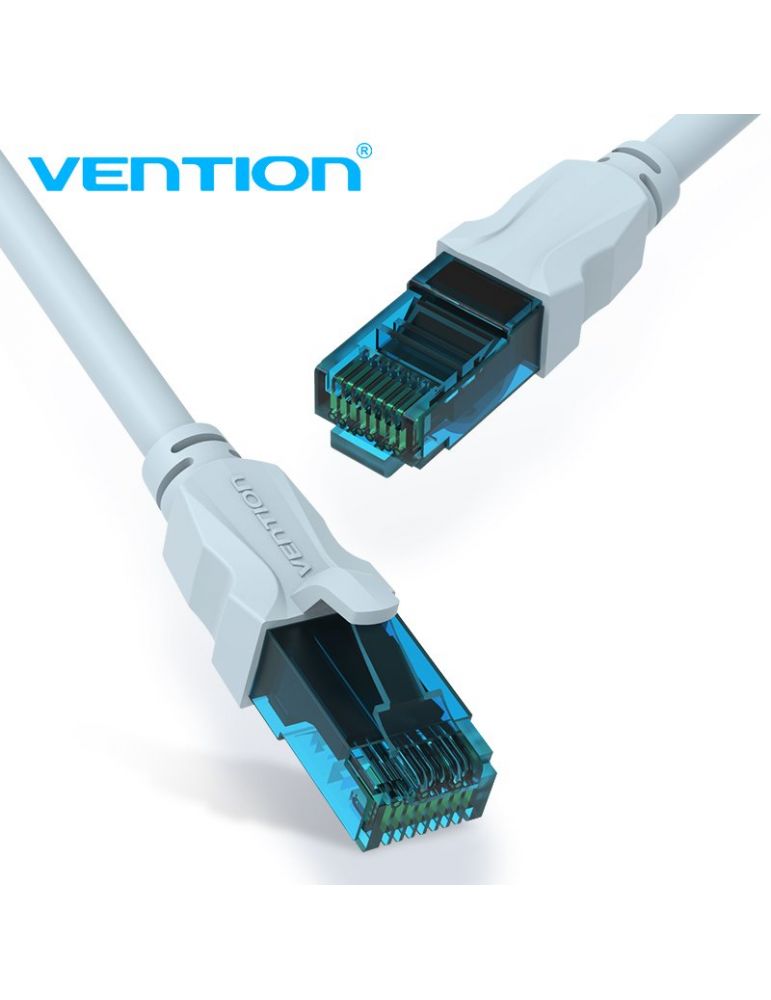 Vention Patch cord UTP Vention, Cat. 5e, RJ-45 (T) la RJ-45 (T), 15m, 26AWG, cupru, albastru, "VAP-A10-S1500" - 6922794718852