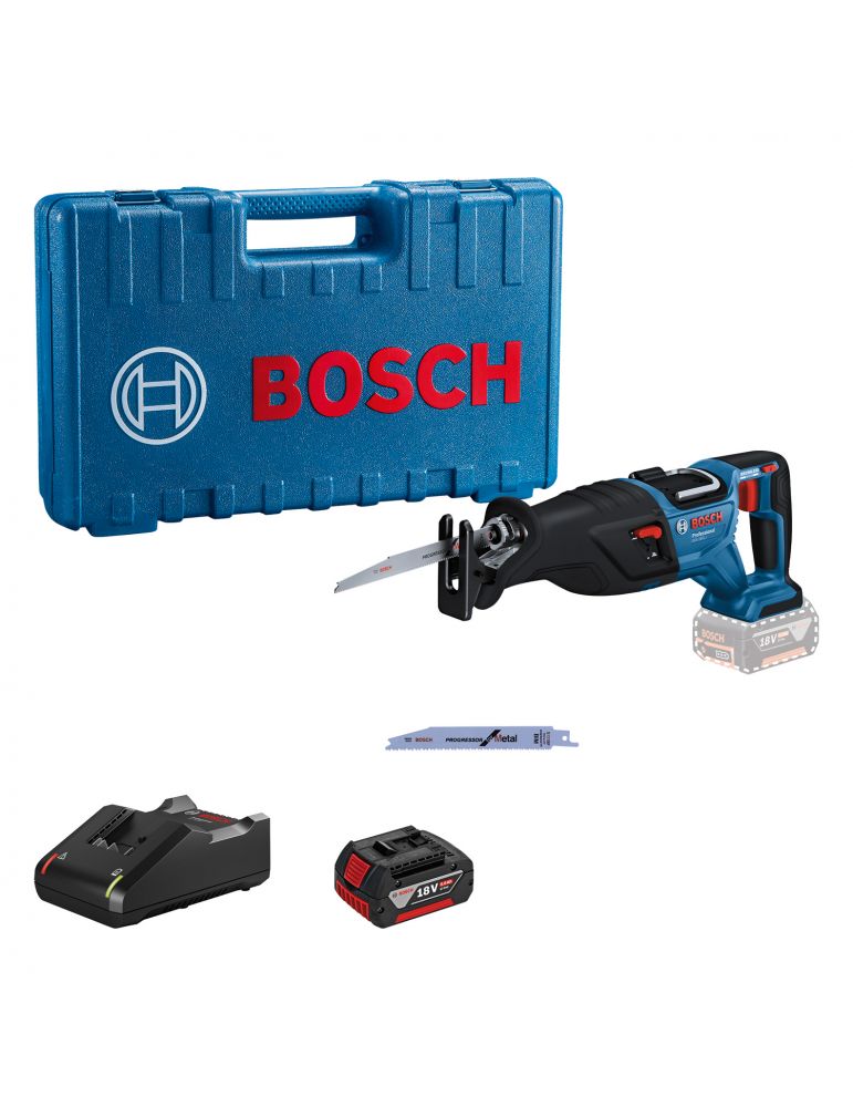 Bosch GSA 185-LI Ferastrau sabie, 1acumulator, 5AH, 28x230mm