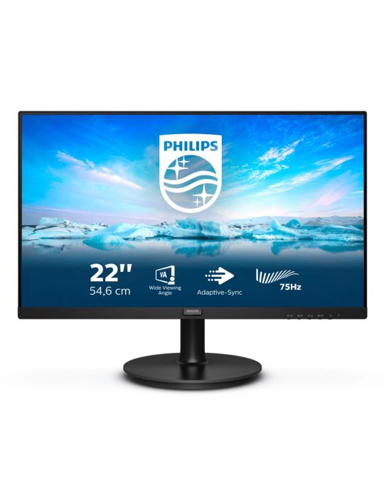 Philips V Line 221V8LD/00 monitoare LCD 54,6 cm (21.5") 1920 x 1080 Pixel Full HD Negru Philips - 1