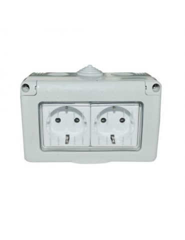 Priza dubla PT schuko... - Tik.ro