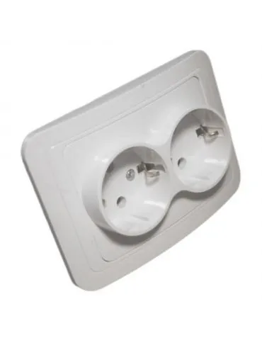 Priza dubla ST schuko SPN1004 - Tik.ro