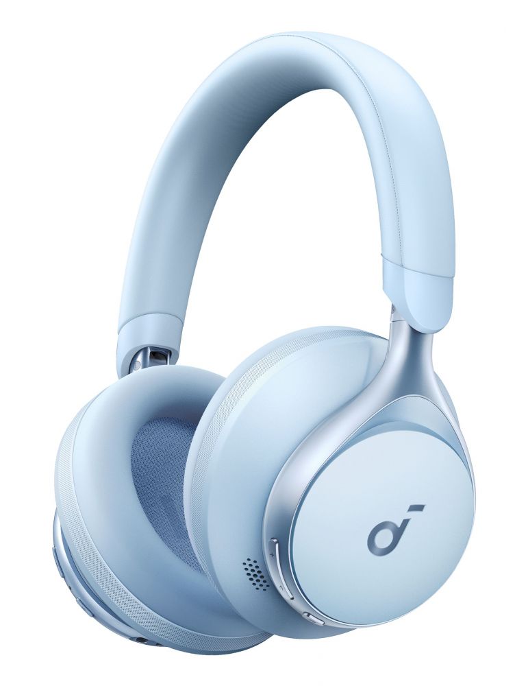 Headphones & Headsets Anker Space One Căști Fără fir Bandă de fixare pe cap Muzică/Zilnic USB tip-C Bluetooth Albastru
