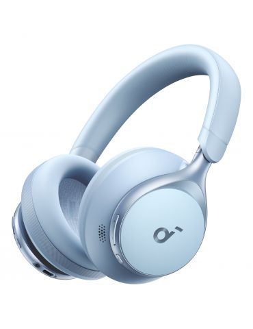 Anker Space One Căști Fără fir Bandă de fixare pe cap Muzică Zilnic USB tip-C Bluetooth Albastru