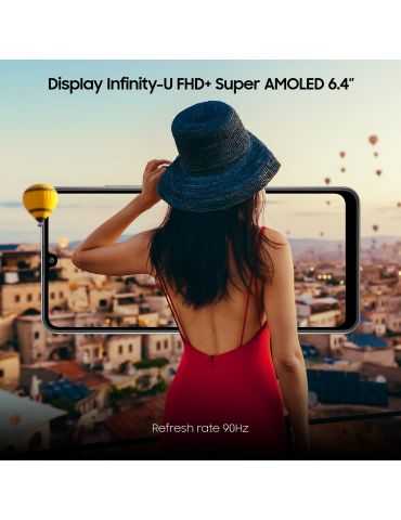 Samsung Galaxy A32 4G SM-A325F/DS 16,3 cm (6.4") Dual SIM Android 11 USB tip-C 4 Giga Bites 128 Giga Bites 5000 mAh Negru Samsun