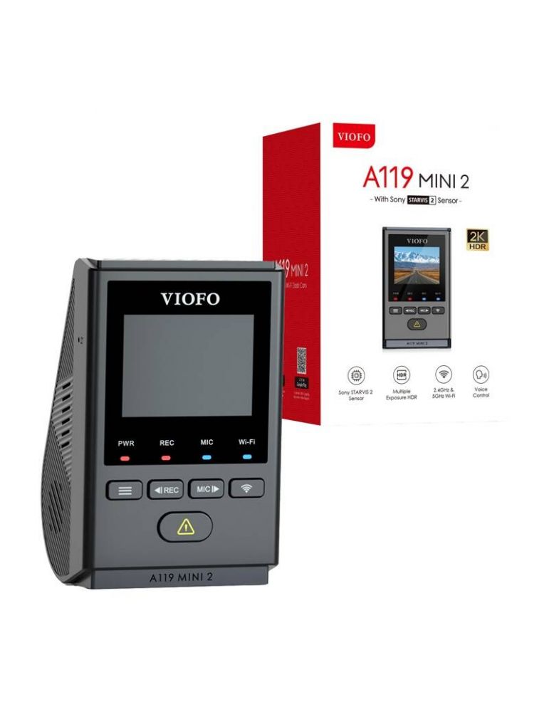 VIOFO A119 MINI 2-G 2K 60fps Înregistrator video WiFi, GPS