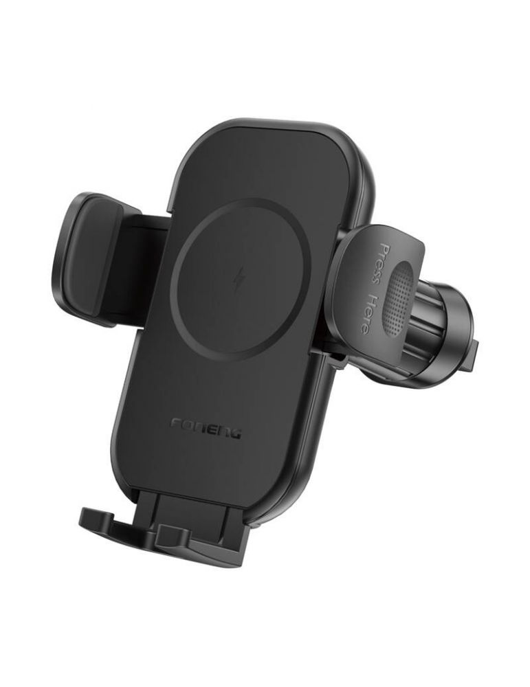 Foneng CP101 suport pentru grila mașinii cu încărcător wireless 15W (negru)