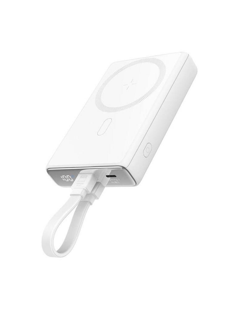 Joyroom powerbank magnetic cu suport JR-PBM01, 20W, 10000mA (alb)