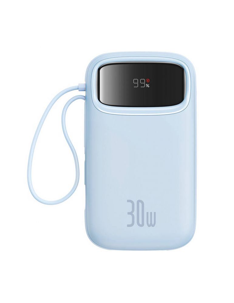 Powerbank Baseus QPow2 20000mAh 30W 2xUSB-C (albastru)