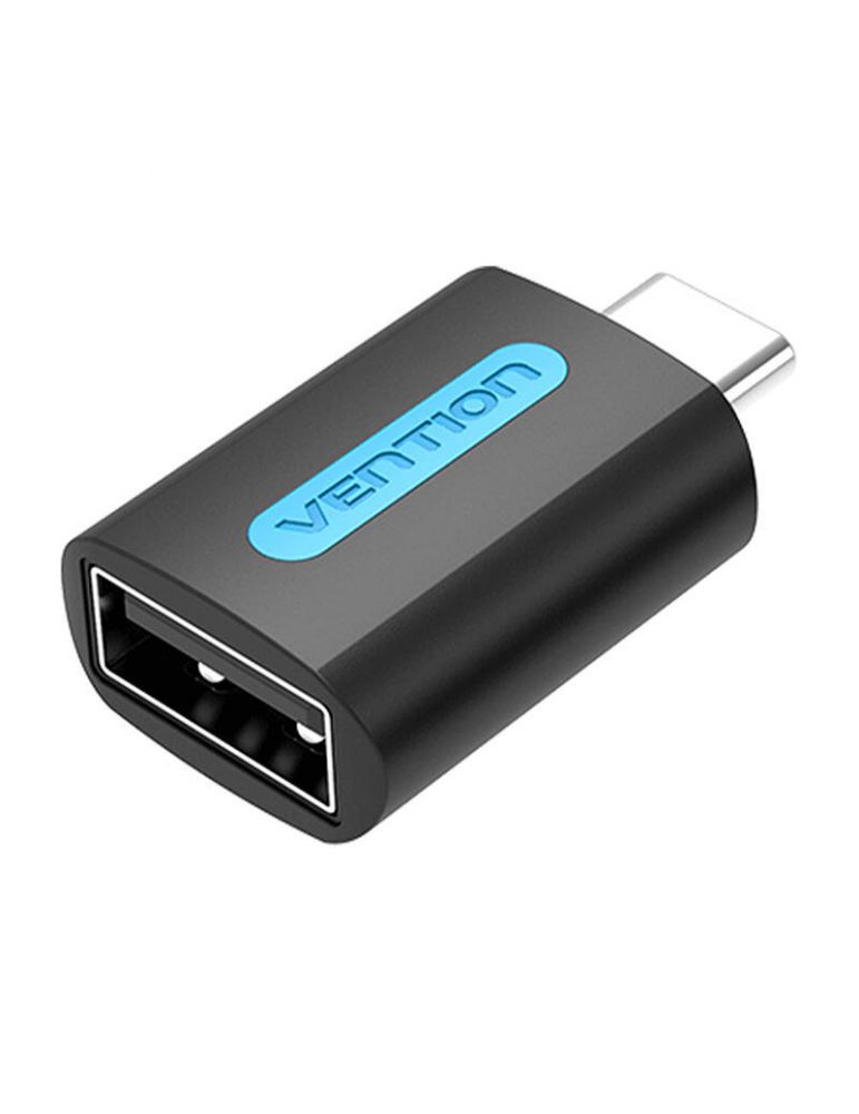 Adaptor USB Vention CDTB0, USB-C masculin la USB 2.0 feminin (negru)