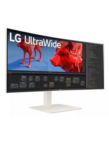 LG 38WR85QC-W monitoare LCD 96,5 cm (38") 3840 x 1600 Pixel UltraWide Quad HD Alb