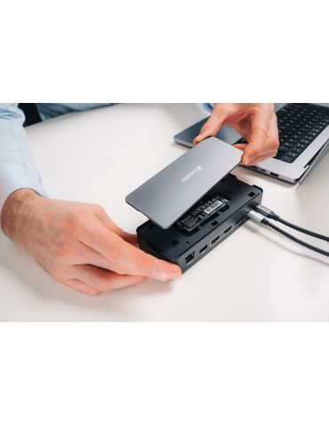 Verbatim CDS-15SSD Prin cablu USB 3.2 Gen 1 (3.1 Gen 1) Type-C Negru, Gri