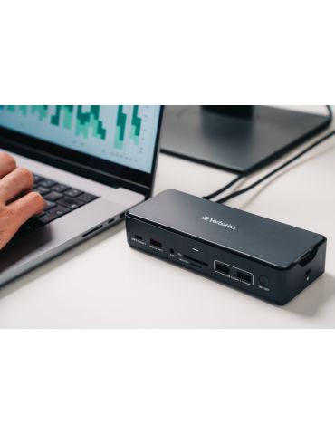 Verbatim CDS-15SSD Prin cablu USB 3.2 Gen 1 (3.1 Gen 1) Type-C Negru, Gri