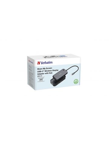 Verbatim 32146 adaptor display wireless USB Full HD Spaţiul de lucru