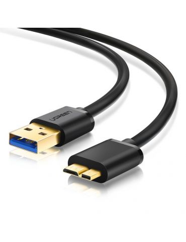 Ugreen 10843 cabluri USB USB 3.2 Gen 1 (3.1 Gen 1) 2 m Micro-USB A Micro B Negru - Tik.ro