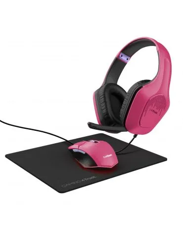 Trust GXT 790 Căști Prin cablu Bandă de fixare pe cap Gaming Negru, Roz - Tik.ro