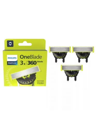 Philips Norelco OneBlade OneBlade 360 QP430 50 Lame de schimb (3 buc) - Tik.ro