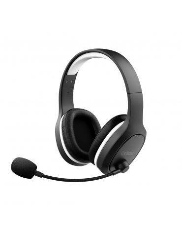 Trust GXT 391 Thian Căști Prin cablu & Wireless Bandă de fixare pe cap Gaming USB tip-C Negru, Alb