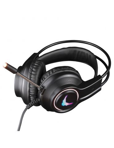 Varr VH8030 cască audio & cască cu microfon Căști Prin cablu Bandă de fixare pe cap Gaming Negru