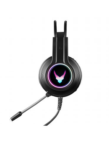 Varr VH8030 cască audio & cască cu microfon Căști Prin cablu Bandă de fixare pe cap Gaming Negru