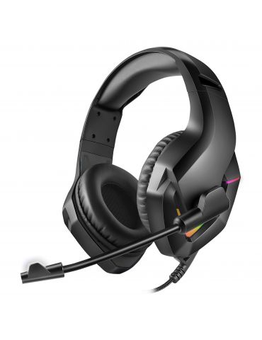 Varr VH8050 cască audio & cască cu microfon Căști Prin cablu Bandă de fixare pe cap Gaming Negru - Tik.ro