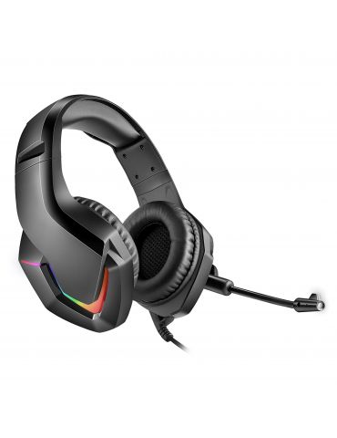 Varr VH8050 cască audio & cască cu microfon Căști Prin cablu Bandă de fixare pe cap Gaming Negru