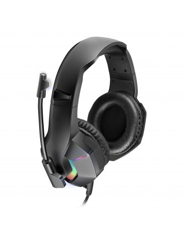 Varr VH8050 cască audio & cască cu microfon Căști Prin cablu Bandă de fixare pe cap Gaming Negru