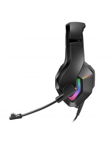 Varr VH8050 cască audio & cască cu microfon Căști Prin cablu Bandă de fixare pe cap Gaming Negru
