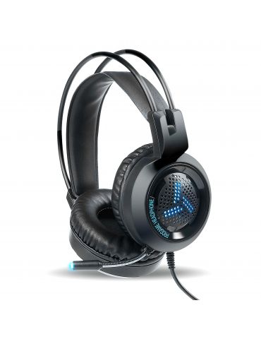 Varr VH8020 cască audio & cască cu microfon Căști Prin cablu Bandă de fixare pe cap Gaming Negru