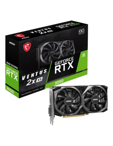 MSI VENTUS GEFORCE RTX 3050 2X XS 8G OC plăci video NVIDIA 8 Giga Bites GDDR6