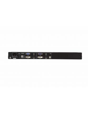 ATEN CL3800NW console pentru montare în rack 47 cm (18.5") 1920 x 1080 Pixel Metal, Din material plastic Negru 1U