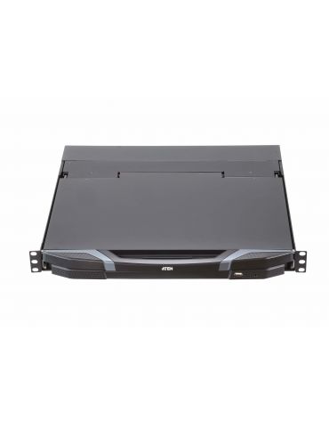 ATEN CL3800NW console pentru montare în rack 47 cm (18.5") 1920 x 1080 Pixel Metal, Din material plastic Negru 1U