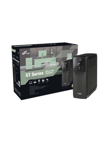 FSP ST 1500 surse neîntreruptibile de curent (UPS) Line-Interactive 1,5 kVA 900 W - Tik.ro