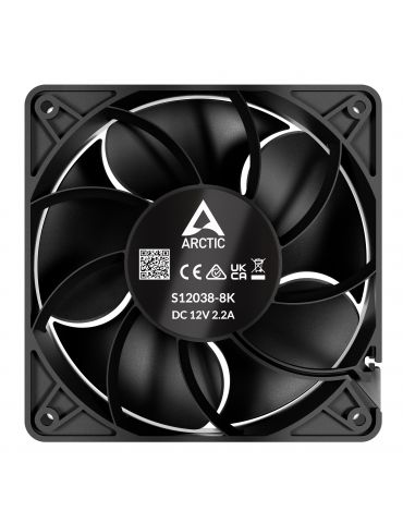 ARCTIC S12038-4K - 3 Pack Carcasă calculator Ventilator 12 cm Negru 3 buc.