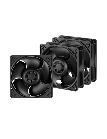 ARCTIC S12038-8K - 3 Pack Carcasă calculator Ventilator 12 cm Negru 3 buc. - Tik.ro