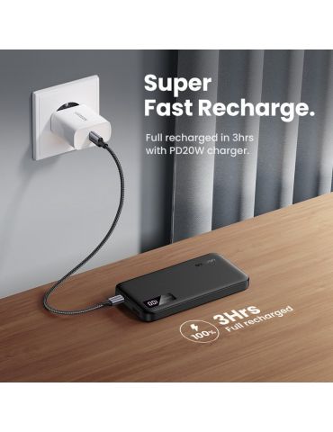Ugreen 25742 acumulatoare Litiu-Ion (Li-Ion) 10000 mAh Negru