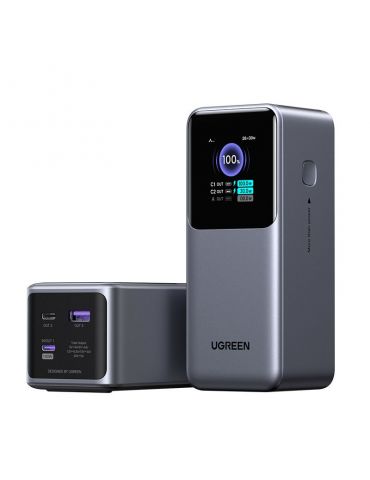 Ugreen 20000mAh 130W Fast Charging Powerbank Litiu Gri