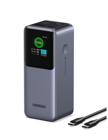 Ugreen 20000mAh 130W Fast Charging Powerbank Litiu Gri