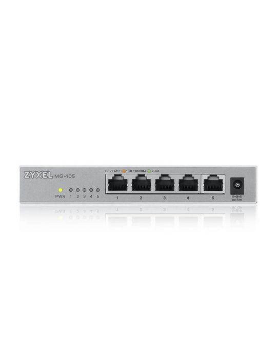 Zyxel XMG-105 Fara management 2.5G Ethernet (100 1000 2500) Gri