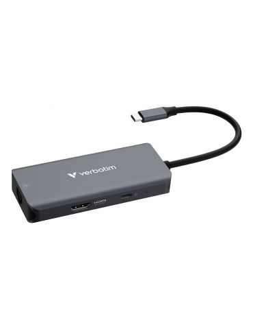 Verbatim 32157 hub-uri de interfață USB 3.2 Gen 1 (3.1 Gen 1) Type-C 5000 Mbit s Gri - Tik.ro