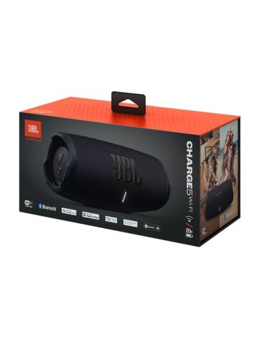 JBL Charge 5 Wi-Fi Boxă portabilă stereo Negru 40 W